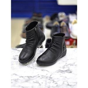 허시파피 세이브존05 여성 3cm 세미 캐주얼 컴포트 경량 퍼 앵클부츠 GRFR605 S42549741_이미지
