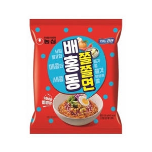 농심 배홍동 쫄쫄면 129g (4개)_이미지