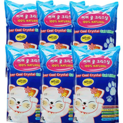 예원통상 에버쿨 크리스탈 모래 5L (6개)_이미지