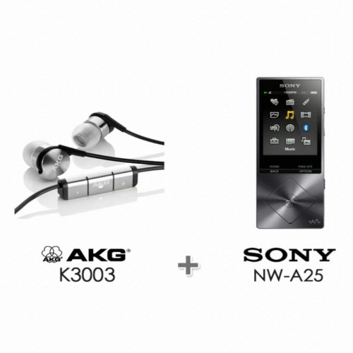 SONY Walkman NW-A25 16GB (MDR-NW750 이어폰, 정품)