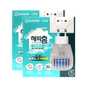 해피홈 파워매트S 플러그형 훈증기 + 리필 30매 (2세트)_이미지