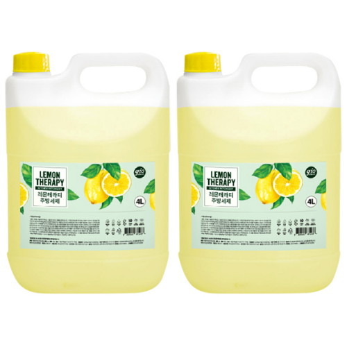 지오클린 레몬테라피 주방세제 4L