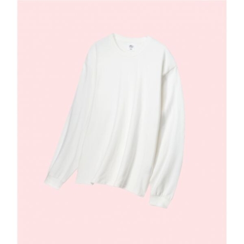 에센셜 RAMBLA 16수 오버핏 긴팔 롱슬리브 티셔츠 상의 화이트 RB74CD20TP01WH 4247876 XL 4247876_이미지