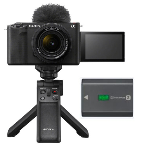 SONY ZV-E1 렌즈세트 (28-60mm F4-5.6, 소니 무선슈팅그립, 배터리)_이미지