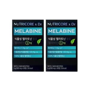 뉴트리코어 식물성 멜라토닌 함유 멜라바인 1mg 30정 (2개)_이미지