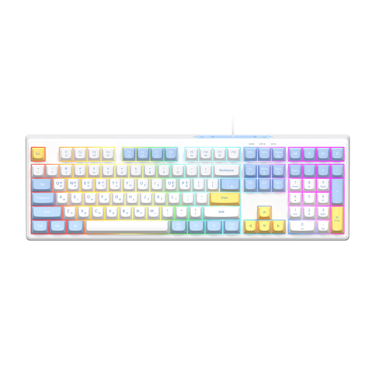 앱코 MK108 저소음 멤브레인 (베이비 블루)_이미지