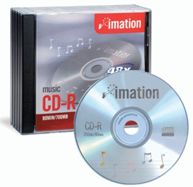 이메이션 CD-R 700M 48x 쥬얼 뮤직 (10장)_이미지