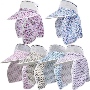 Rly 농촌 가리개 차단 농사 여자 모자 햇빛 농모 꽃무늬 15804557