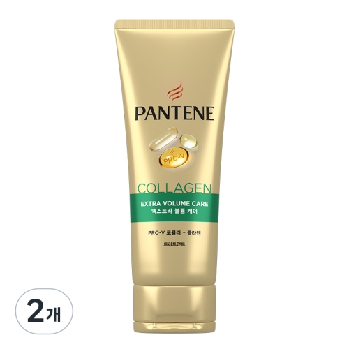 한국P&G 팬틴 콜라겐 엑스트라 볼륨 케어 트리트먼트 220ml (2개)