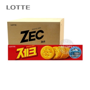 롯데 제크 크래커 오리지날 대용량과자 한박스 100g 20입