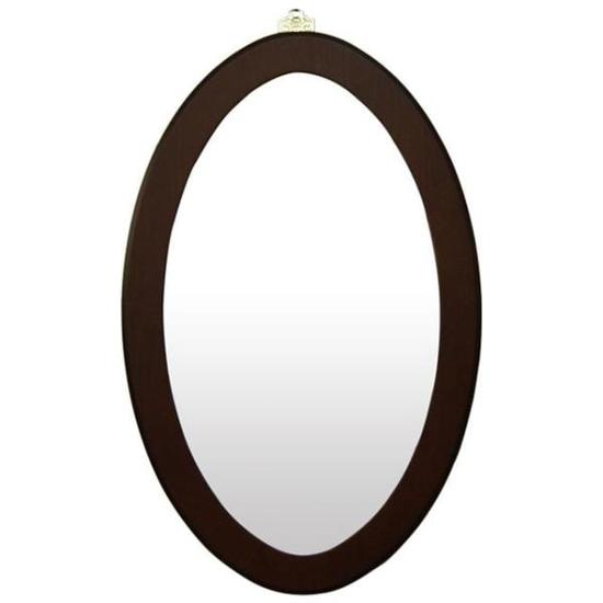 제노바 IG7161 타원형 벽거울 57cm 월넛 제조한국