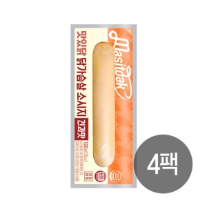 산과들에프앤씨 맛있닭 닭가슴살 소시지 견과맛 100g [4개]
