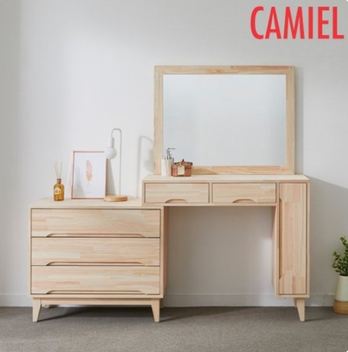 HNK3 편백나무 이동 화장대 1000