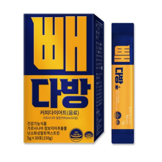 순수식품 빼다방 커피 다이어트 가르시니아 30포 (6개)_이미지