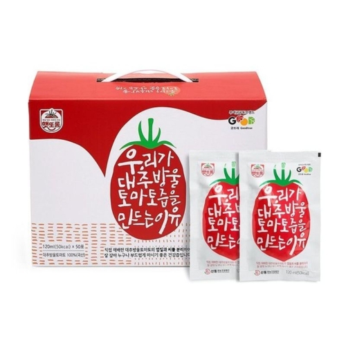  신동영농조합법인 햇또롱 대추방울토마토즙 120ml [50포]