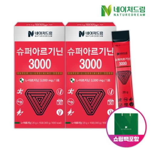  네이처드림 슈퍼아르기닌 3000 20g 15포 [2개]