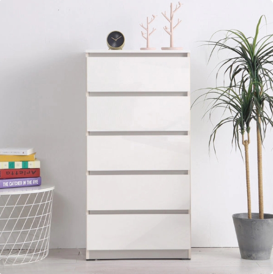 대도갤러리 클래시 하이그로시 5단 서랍장 600_이미지