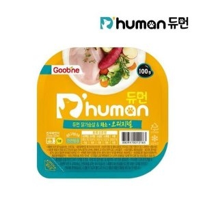 듀먼 닭가슴살&채소 오리지널 100g (1개)_이미지