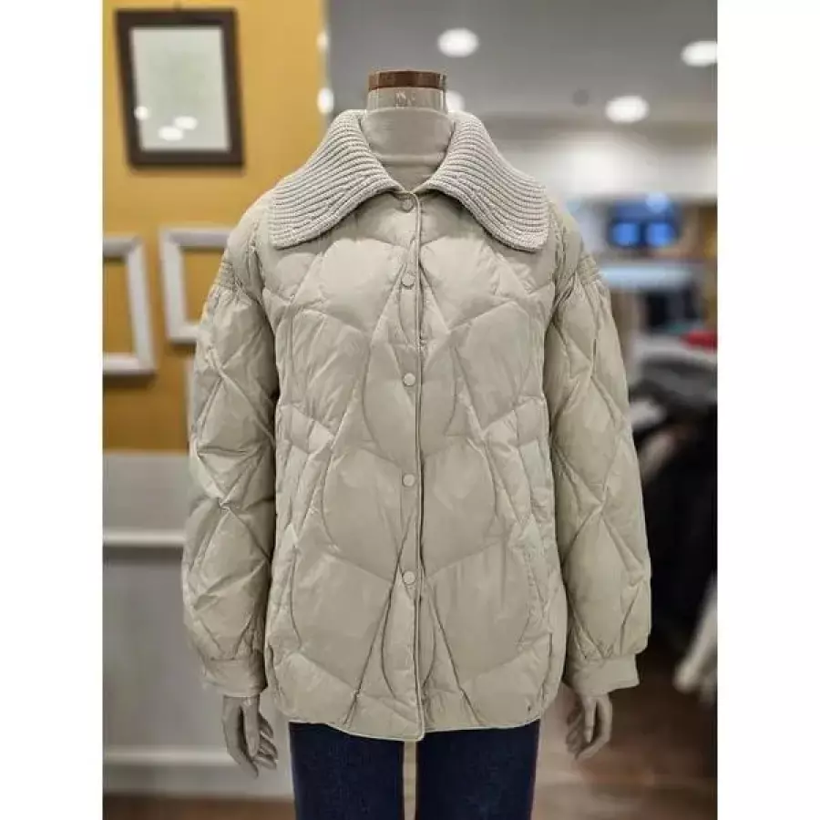 BCBG 스모킹 니트 덕 점퍼 B6A1F872A 46565385_이미지