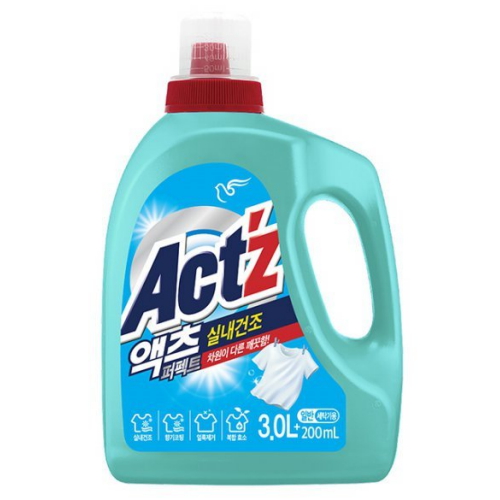 액츠 퍼펙트 실내건조 일반용 3.2L (4개)