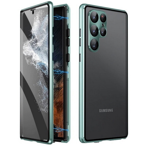 수나르  갤럭시S25 FE 9H 강화유리 마그네틱 풀커버 케이스