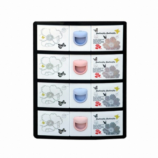 창신리빙 제스티 서랍장 4단 (화이트)