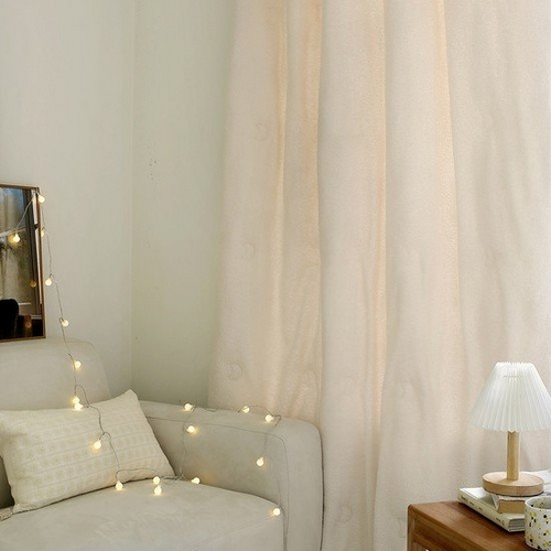 쁘리엘르 베베 양털 바람막이 방한커튼