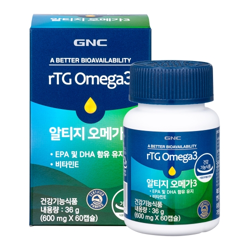 GNC 알티지 오메가3 60캡슐 (2개)_이미지