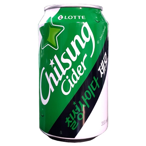 롯데칠성음료 칠성사이다 제로 355ml (1개)