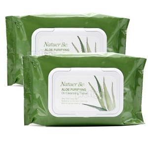 엔프라니 네추어 비 알로에 오일 클렌징 티슈 60매 (2팩)