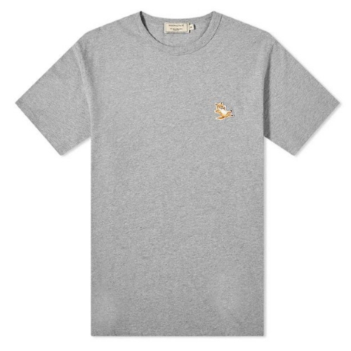 메종키츠네 칠렉스 폭스 패치 반팔 티셔츠 GU00154KJ0010 (H150, 그레이)_이미지