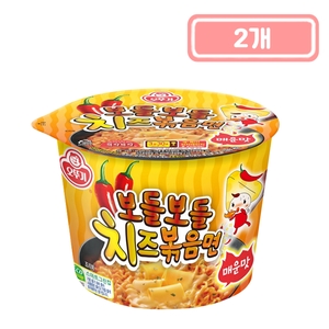 오뚜기 보들보들 치즈볶음면 매운맛 100g (2개)_이미지