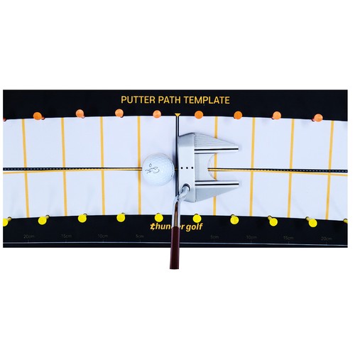 천둥골프 퍼터패스템플릿 아크 홀컵 티게이트_이미지