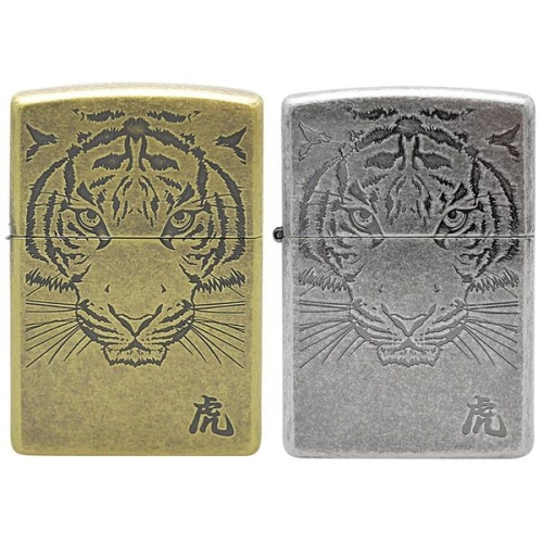 지포 라이터 호랑이 범 호 TIGER FACE +심지+돌+오일133ML 34734252