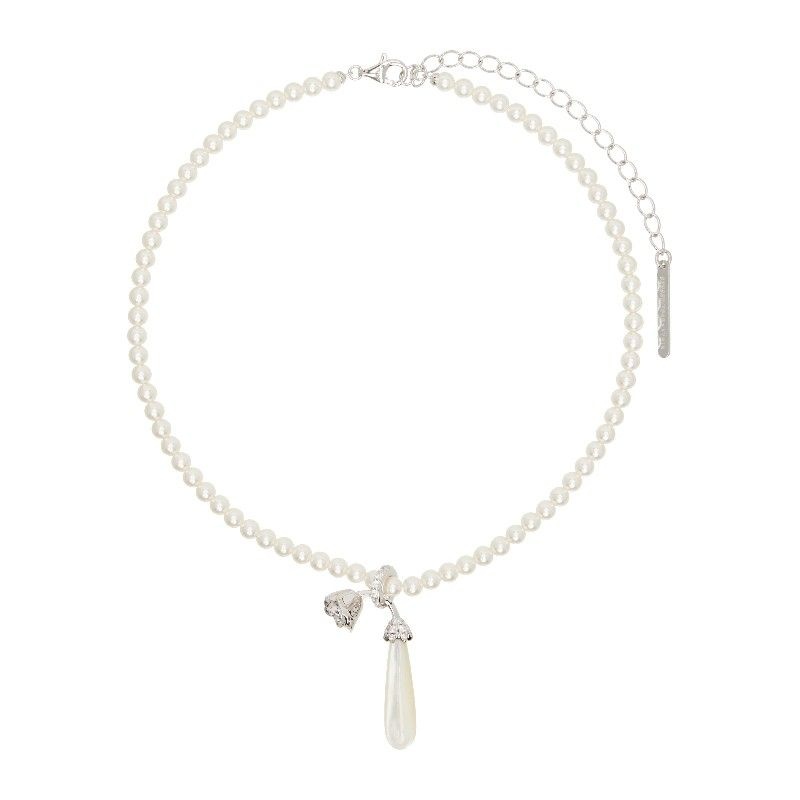 슈슈 Shushu Tong YVMIN 진주 드롭 슬리핑 로즈 네크리스 252901F023006