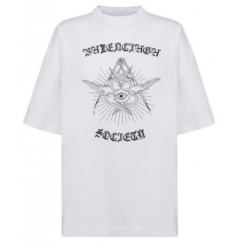 발렌시아가 고딕 반팔티셔츠 641532 TJV78 (9000, 화이트)