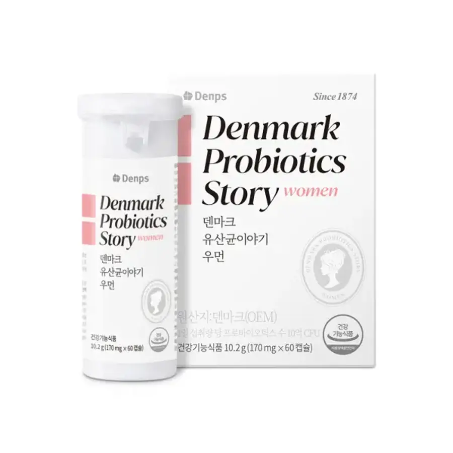 덴프스 덴마크 유산균이야기 우먼 170mg 60캡슐 (3개)_이미지