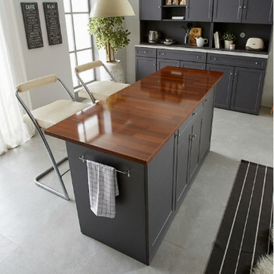 나무뜰 올리브 수납형 아일랜드식탁 1600 (의자별도)_이미지