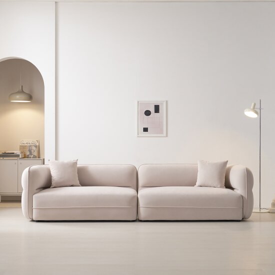 알리 아쿠아텍스 패브릭 소파 4인용