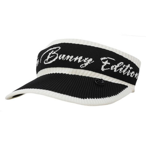 마스터바니에디션 메탈 심볼 투톤 니트 썬바이저 421F1CP104_BK_이미지