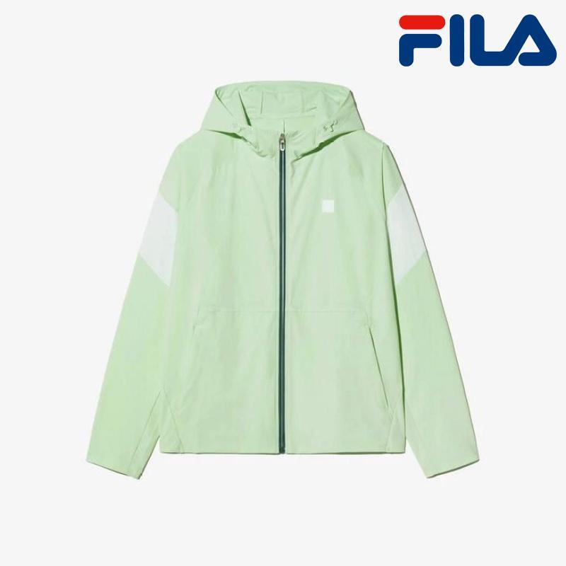 휠라 냉감 컬러블럭 후드 트레이닝 자켓 FS2FTH2202M_PLE_이미지