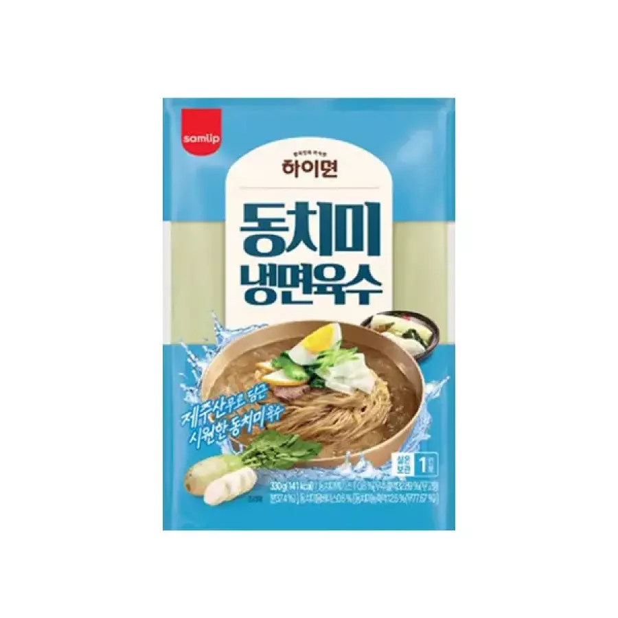 삼립 하이면 동치미 냉면육수 330g (10개)