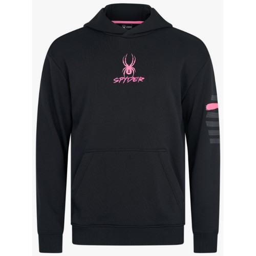 스파이더 IRON PINK 컬렉션 후드 티셔츠 SPKFCNHD201M-BLK_이미지