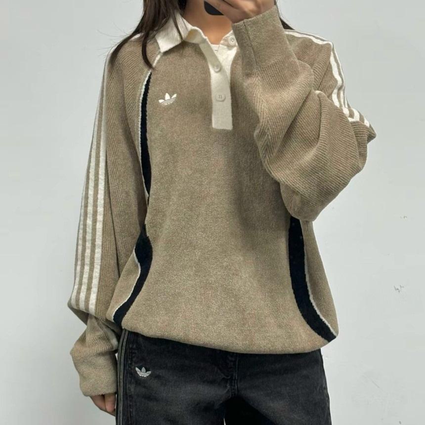 루나 뉴이어 폴로 카라 긴팔 니트 스웨터 맨투맨 JN3794