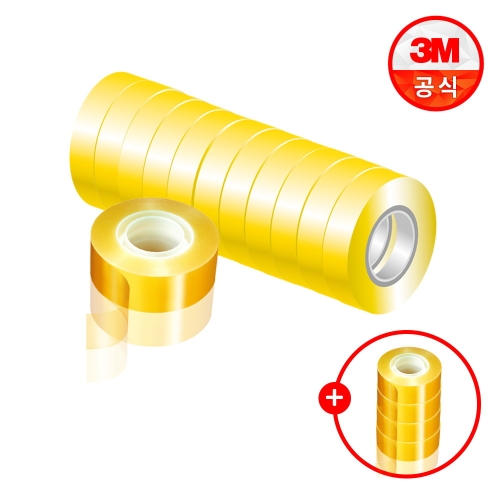 3M 스카치 550 다용도 테이프 리필 18mm x 30m (16개)