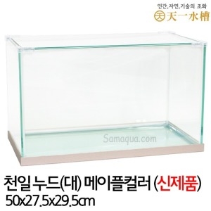 천일수조 샘아쿠아 천일 사각 누드어항 대  메이플/수조/열대어