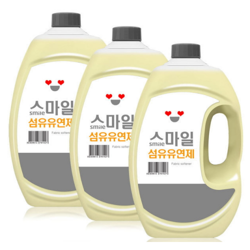 아토세이프 스마일 섬유유연제 후리지아향 2.5L (3개)_이미지
