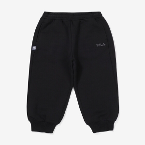 휠라키즈 FK2FPF4201X_BLK 키즈 ESSENTIAL 기모 시보리 조거 팬츠 / FILA KIDS US_이미지