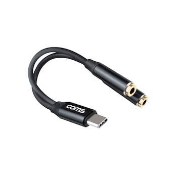 라이트컴 COMS GS110 Type C <b>to</b> <b>3.5mm</b> AUX 2분배 젠더