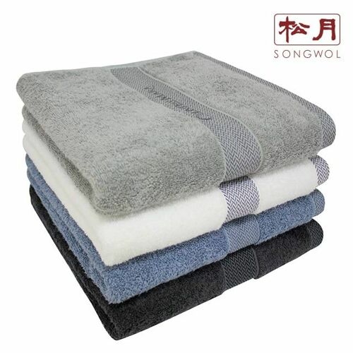 사선라인 뱀부 미니 바스 수건 250G